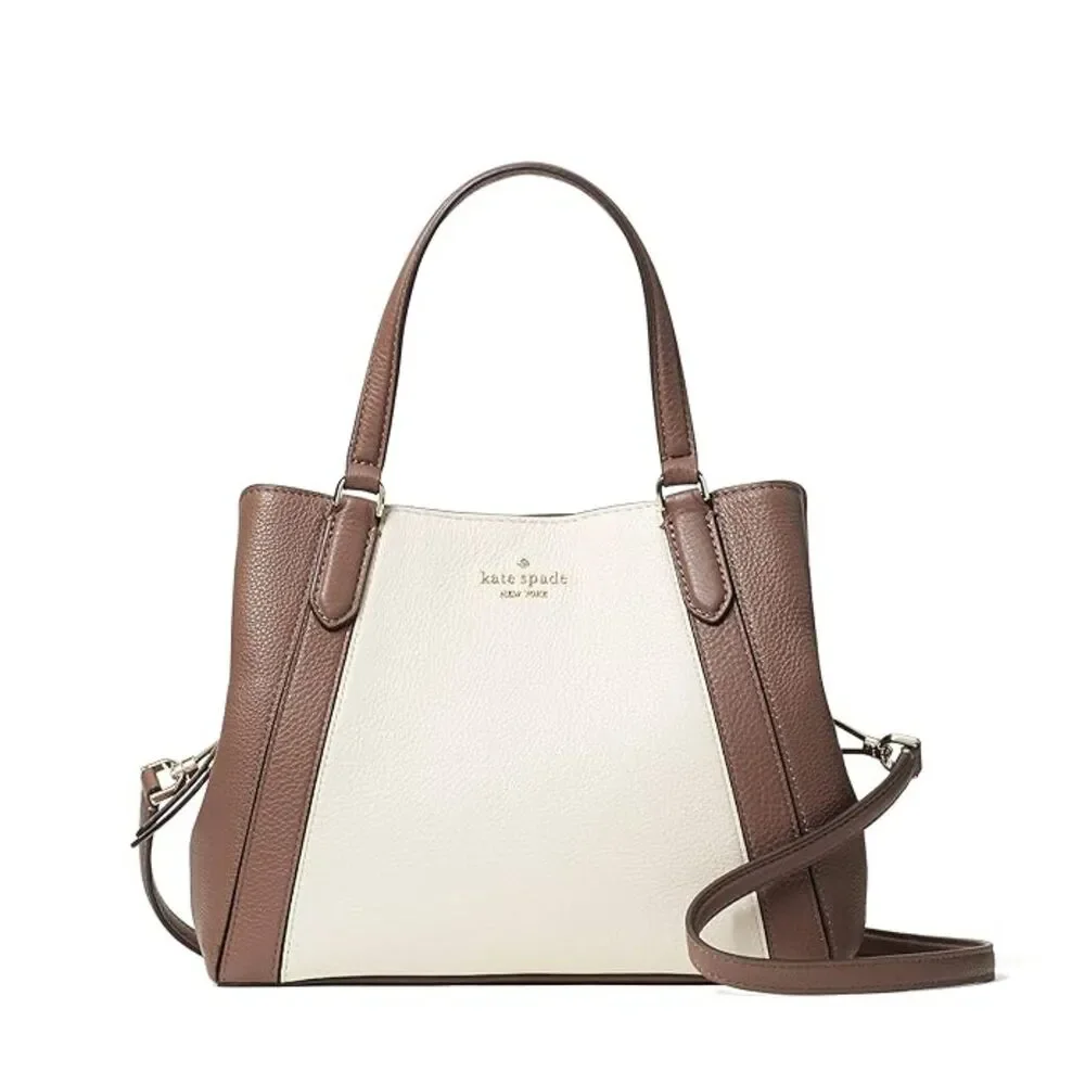 Kate Spade Triple Compartment Leather Satchel - EUC